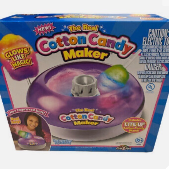 Toys Crazart The Real Cotton Candy Maker Machine Toy Lite Up Cotton